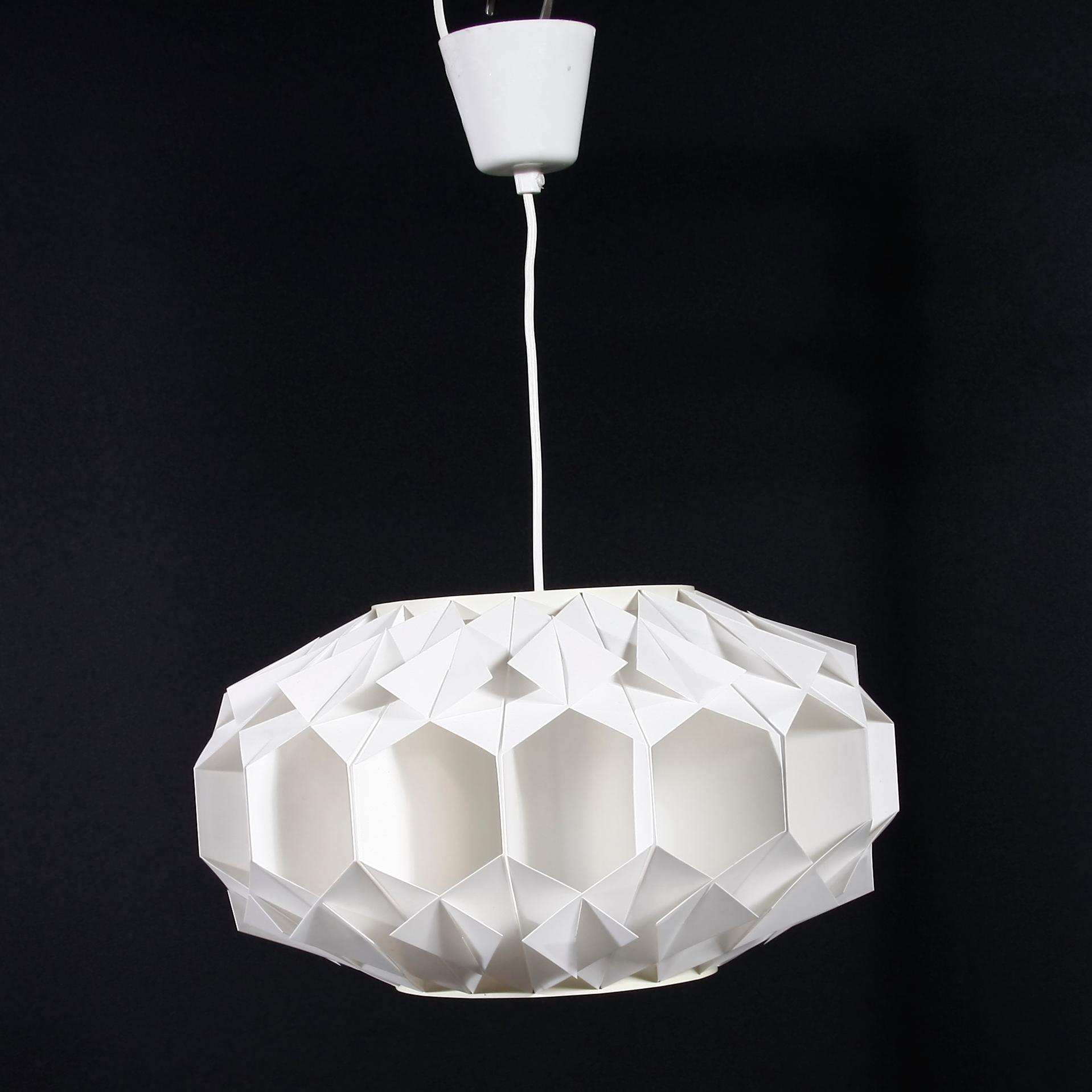 TAKLAMPA, plast. 1960/70-tal.