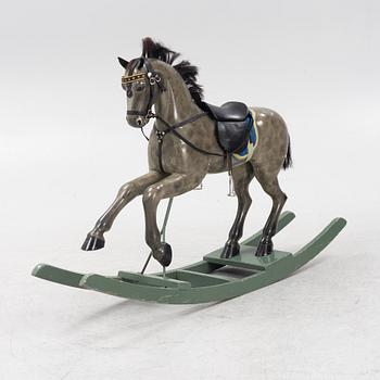 A rocking horse, early 20th century.