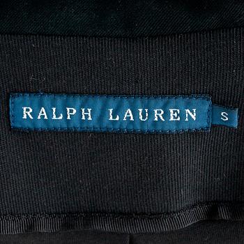 RALPH LAUREN, a black cotton jacket. Size s.
