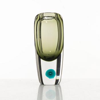 Saara Hopea, a 'Bubble' glass vase, Nuutajärvi Notsjö, Finland 1957.