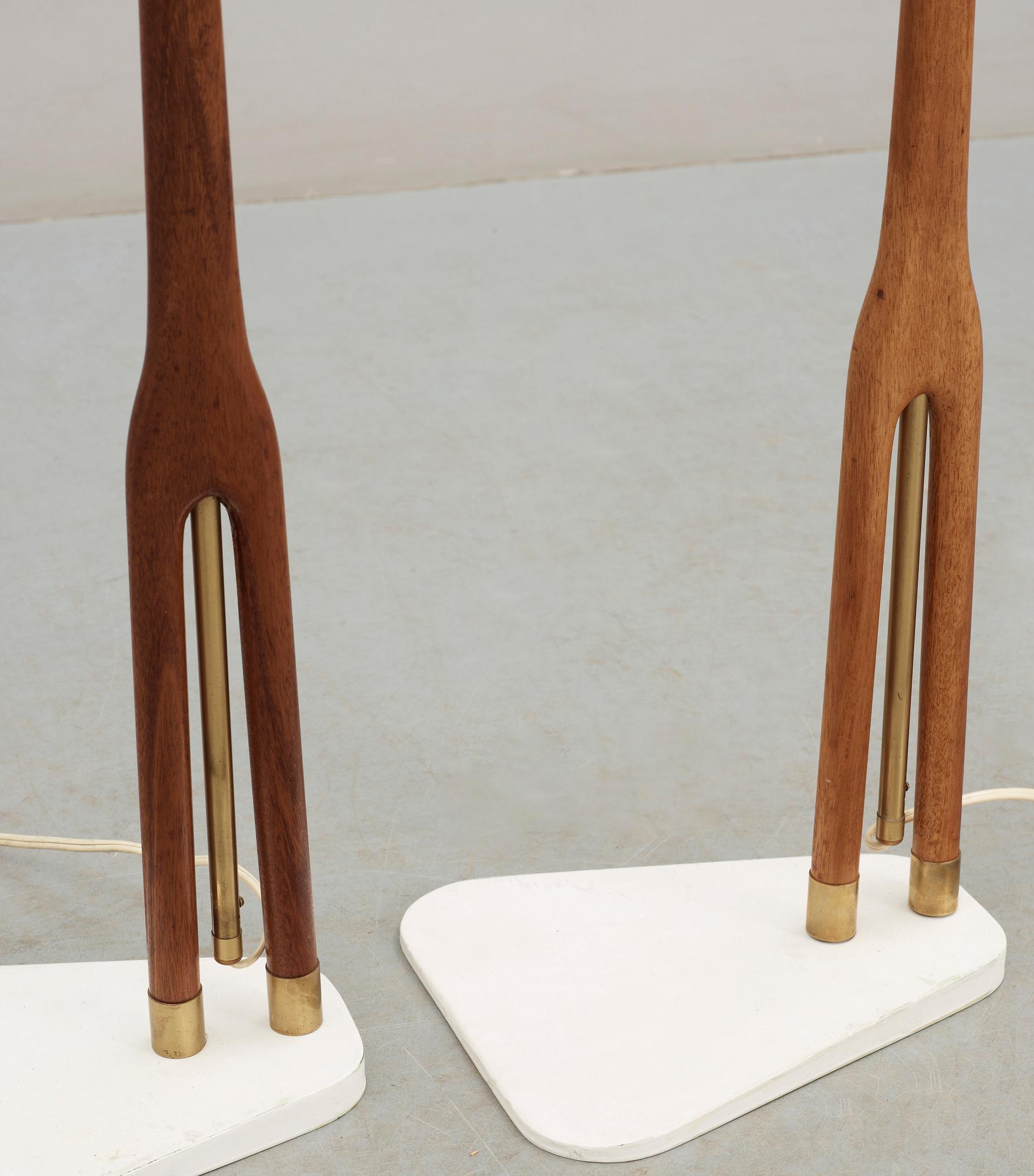 GOLVLAMPOR, ett par, Hans Bergström, Asea, 1900-talets mitt.