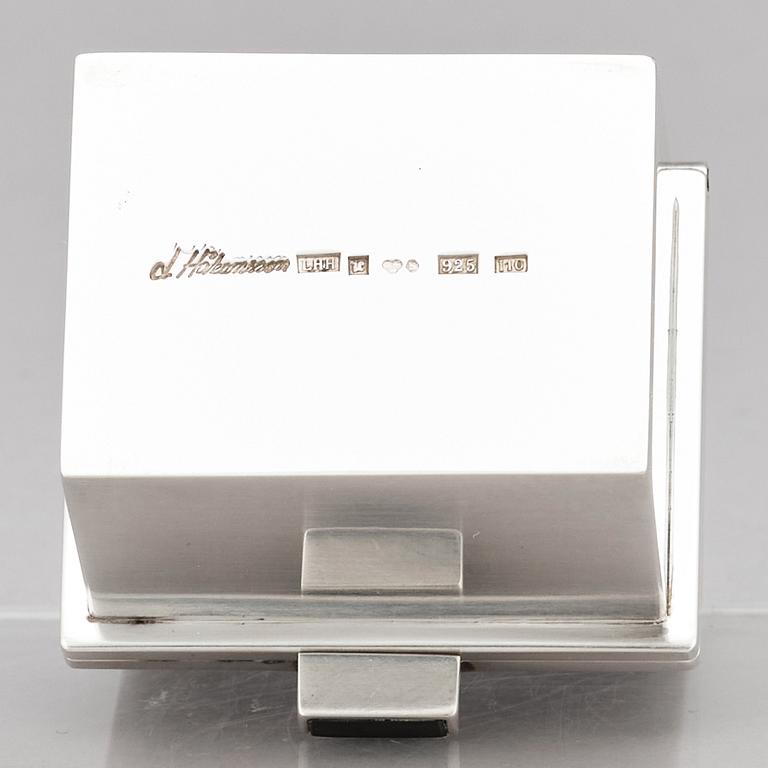 Lars Håkansson, a sterling silver box, Lund 1983.