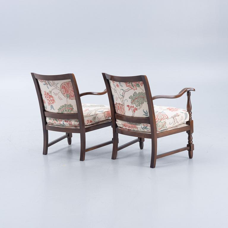 A pair of chairs, JIO Möbler, late 20th Century.