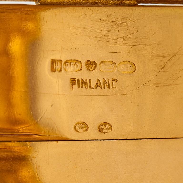 Björn Weckström, An 18K gold bracelet "Opus 381". Lapponia 1969.