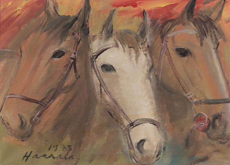 OLAVI HAARALA, oil on canvas, signed and dated 1973.