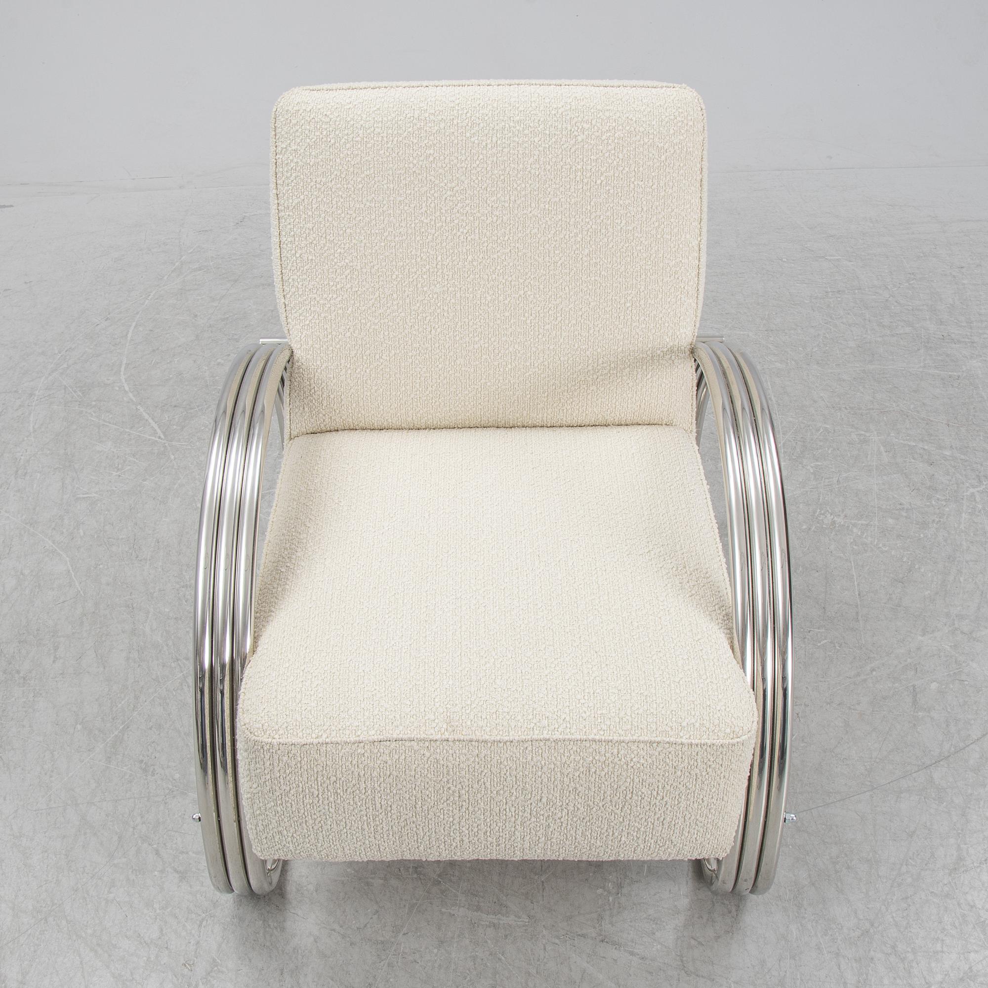 Kem Weber, after, a 'Hudson Street Lounge Chair' from Ralph Lauren, 21st Century.