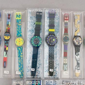 18 Swatch Watches, "No Reserve".