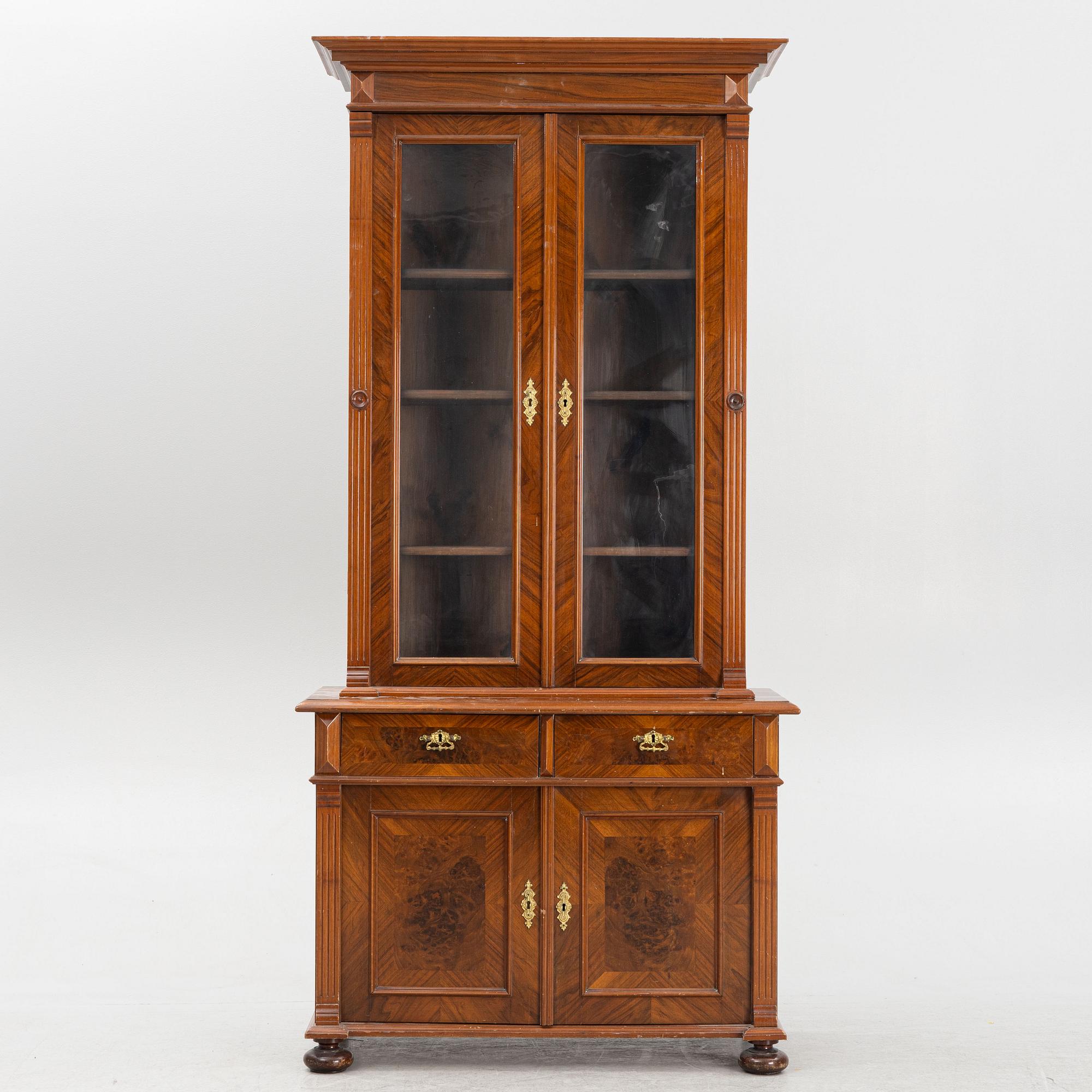 Bokskåp, nyrenässans, sent 1800-tal.