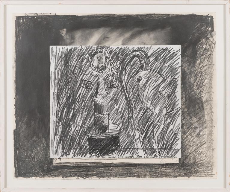 Erik Dietman, mixed media, signed and dated -83.