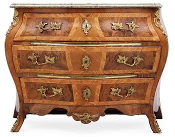 531. A Swedish Rococo 18th century commode by G. Foltiern.