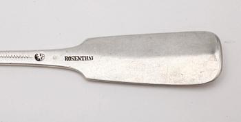PARTI SILVERBESTICK, 13 delar, mest Tyskland. 1900-tal. Tot ca 816 gram.