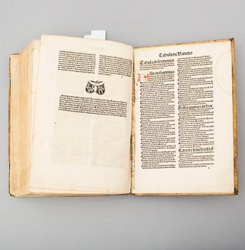 BOOK, Incunable, Basel 1488.