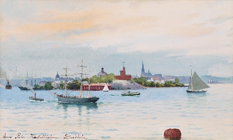 Anna Palm de Rosa, "Kastellholmen, Stockholm" (The Citadel islet, Stockholm).