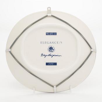 Birger Kaipiainen, fat, porslin, "Elegance/5 ", Birger Kaipiainen, Arabia, numrerad 504. Pro Arte.