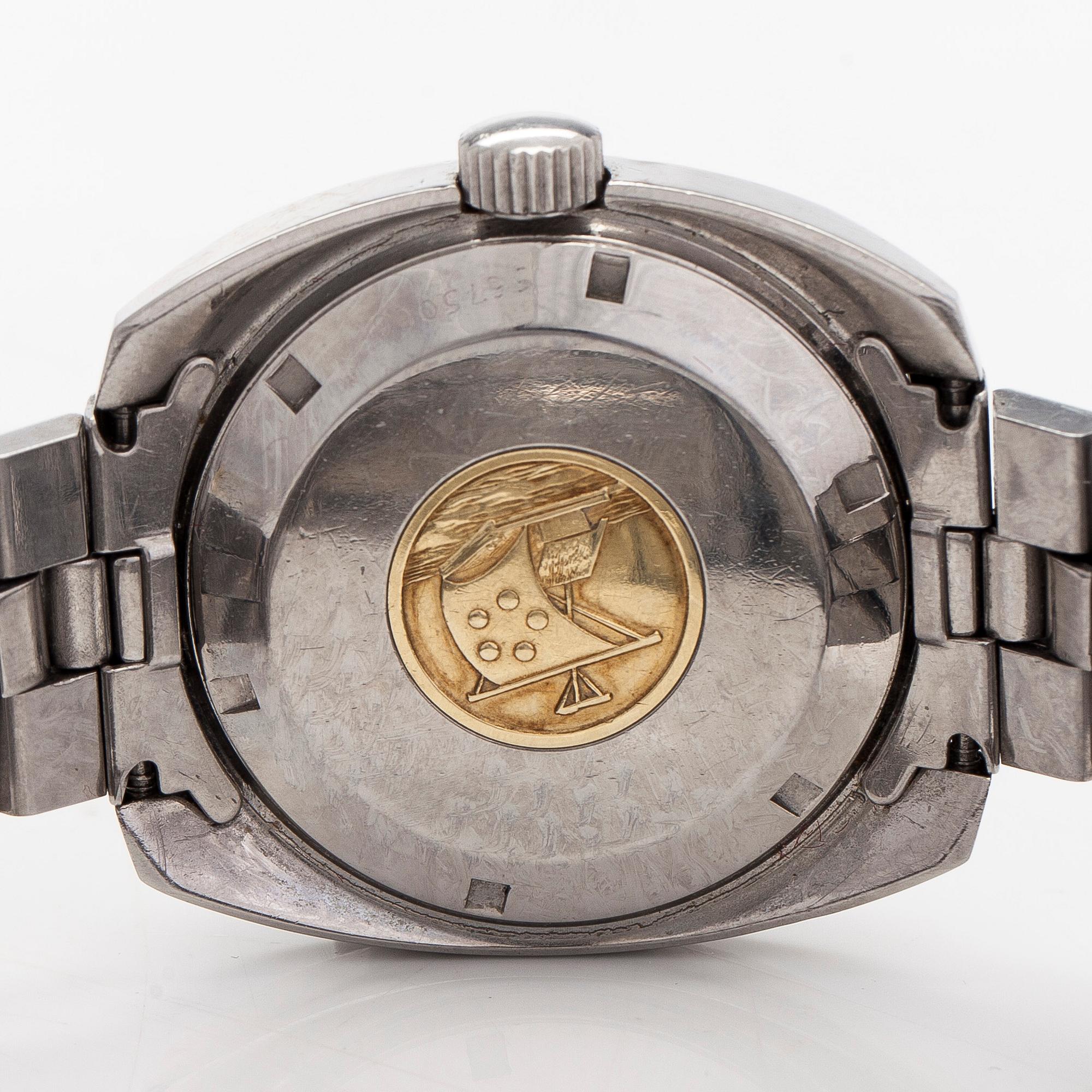 Eterna-Matic, Kontiki Sevenday, wristwatch, 38 mm.