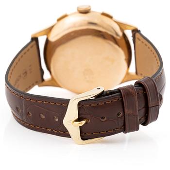 Aurora, "Chronographe Suisse Antimagnetic", armbandsur, kronograf, 37,5 mm.