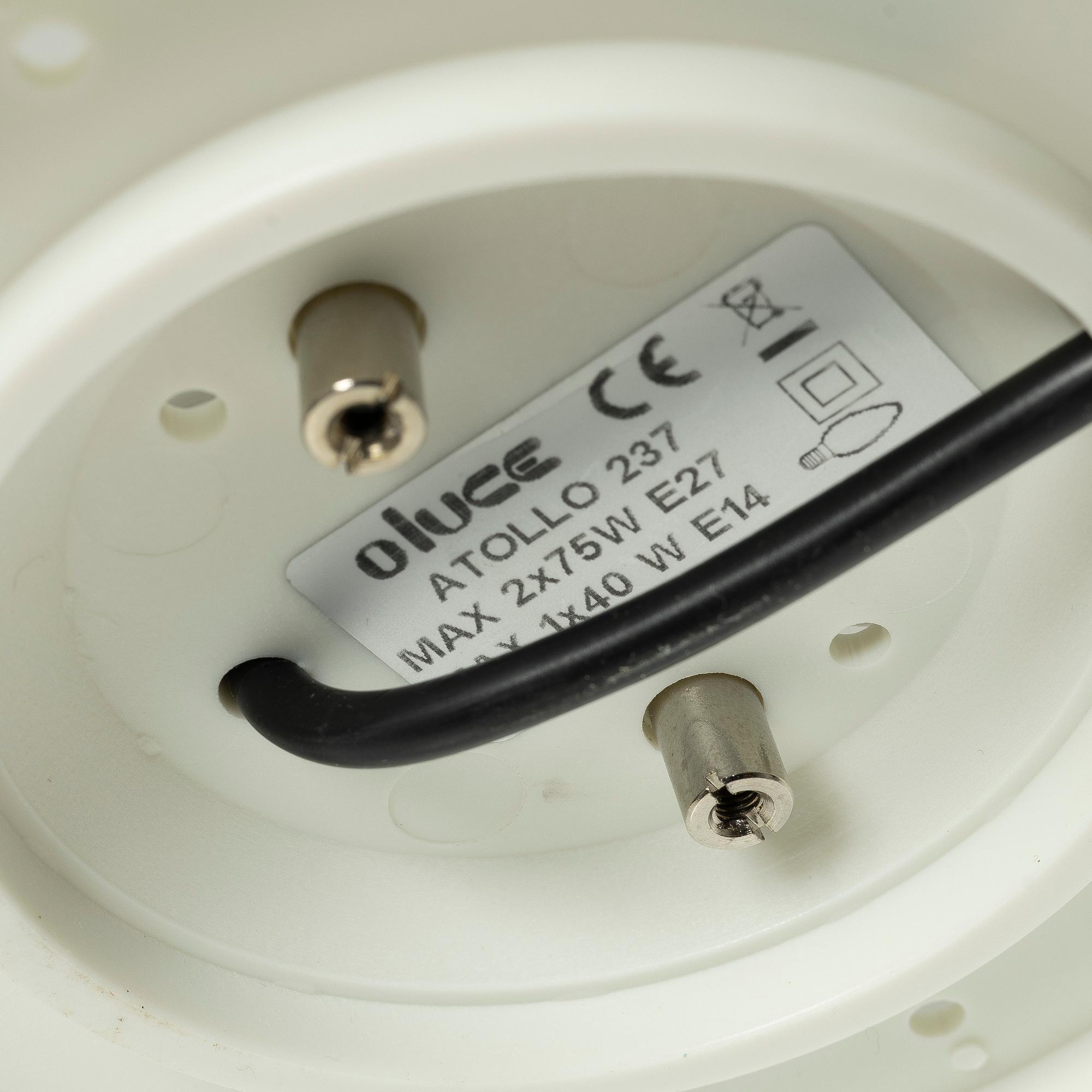 Vico Magistretti, bordslampa, "Atollo", Oluce, Italien.