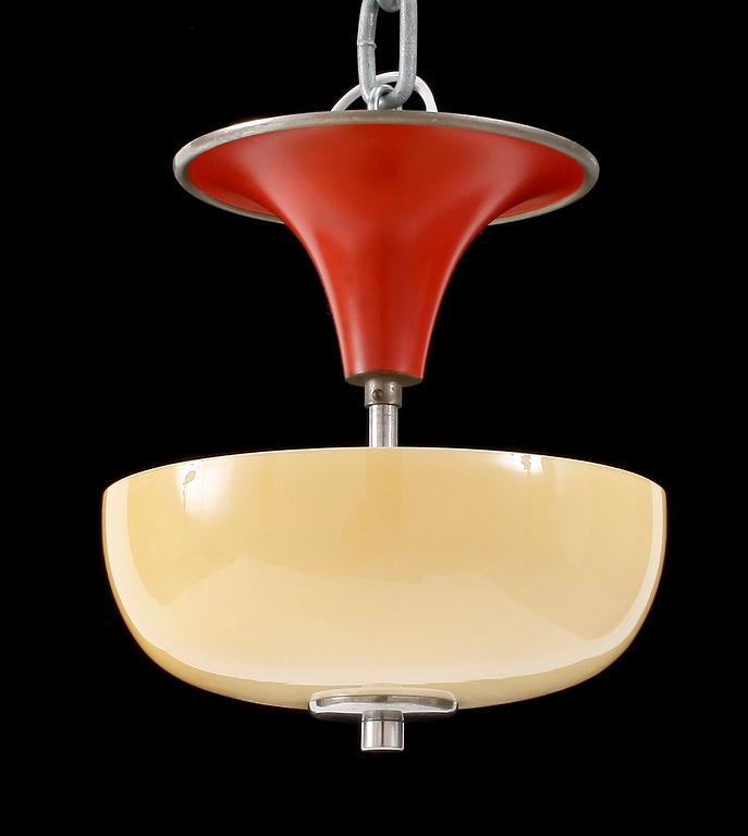 TAKLAMPA, Böhlmarks, funkis, 1930-tal. H 24.