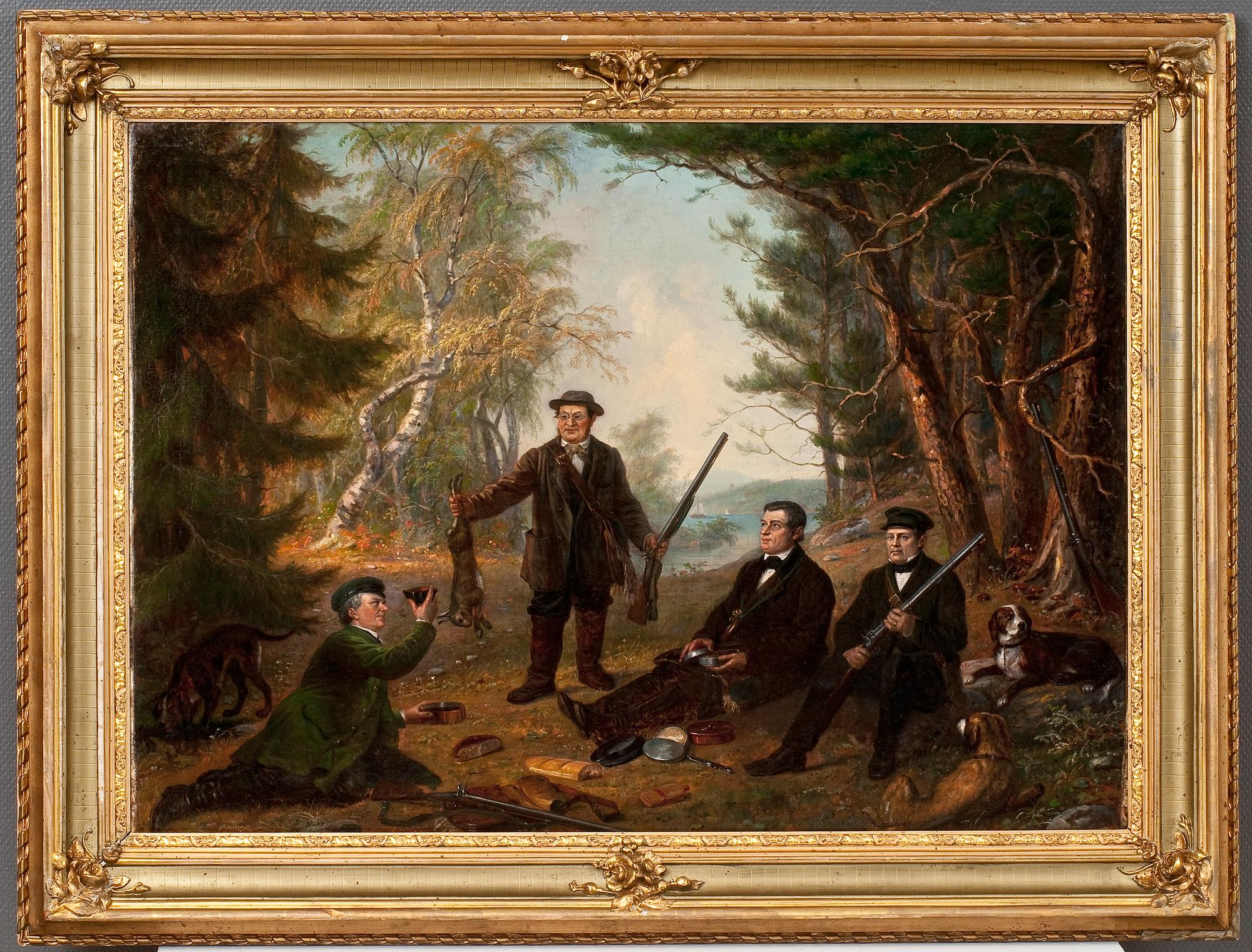 Robert Wilhelm Ekman, "HUNTING PARTY II".