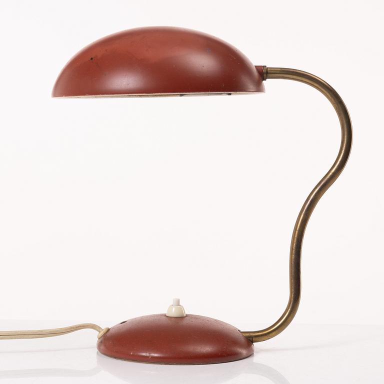 A model E 1325 table lamp, ASEA, mid 20th century.