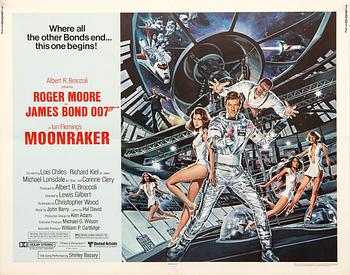 Filmaffisch James Bond "Moonraker".