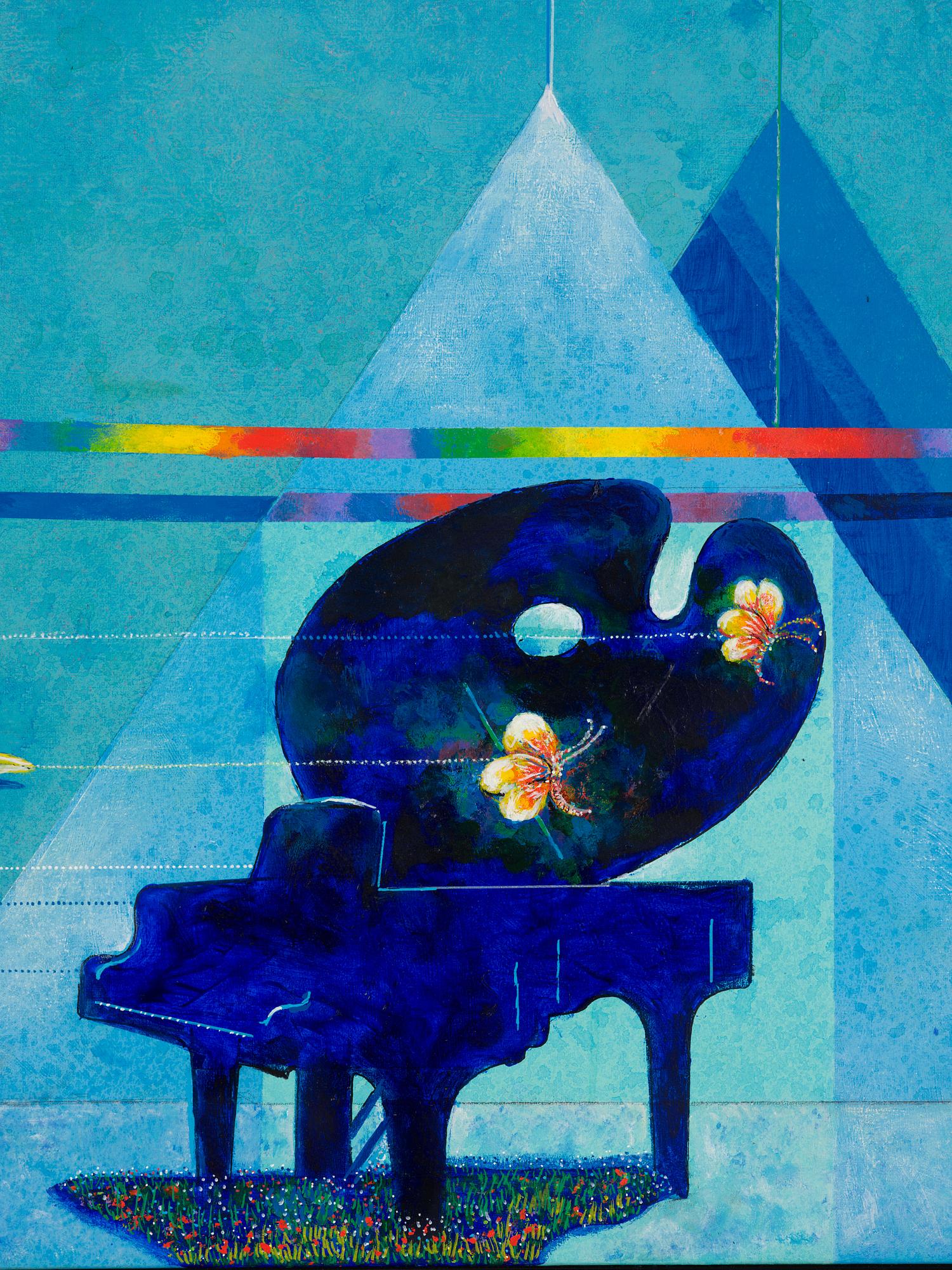 Ardy Strüwer, "Indigo Blue Piano Palette".