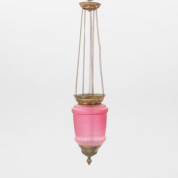 An early 1900s ceiling pendant.
