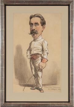 Etienne Carjat, Fäktningsmästare (Charles-Hippolyte Gatechair).