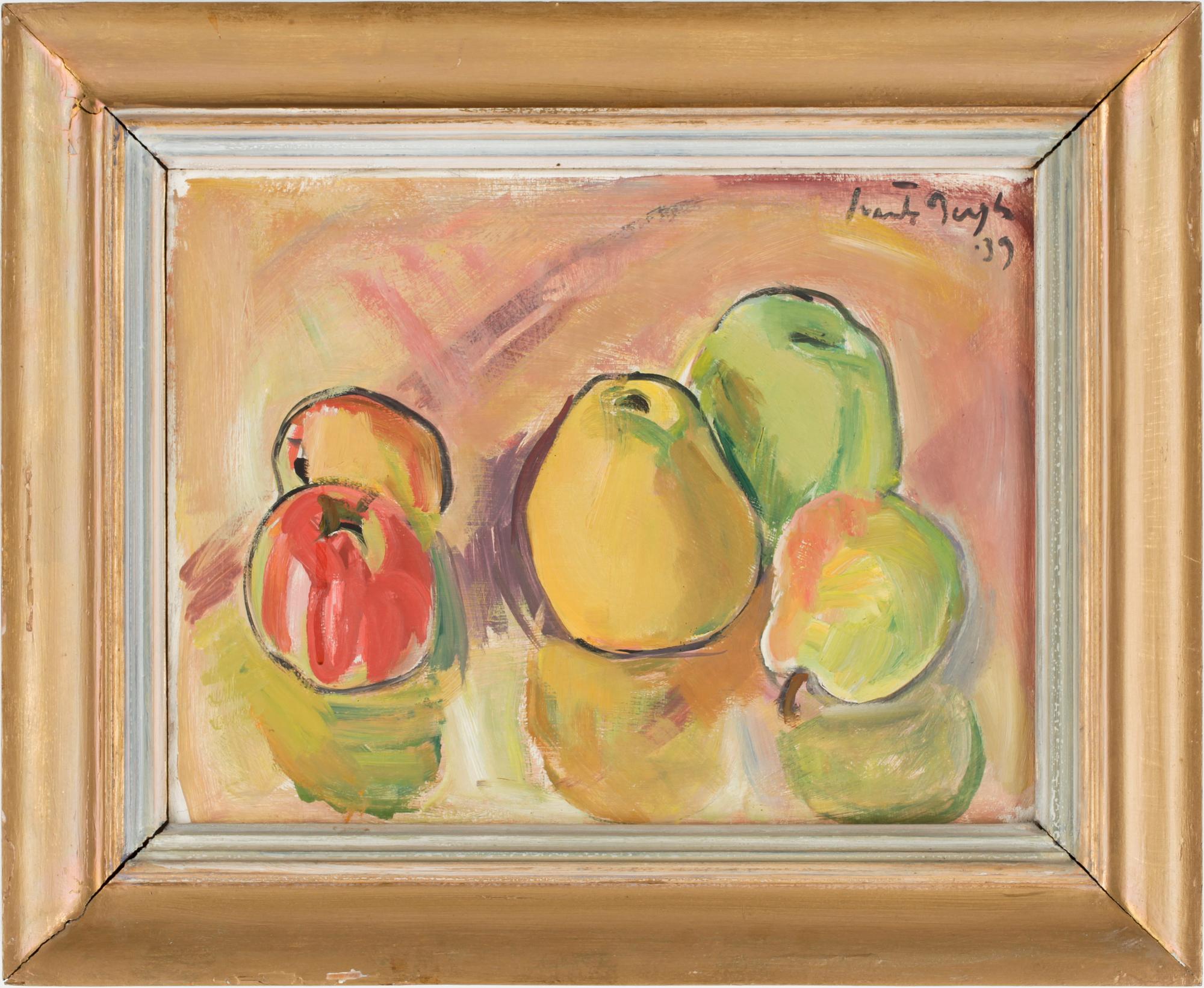 SVANTE BERGH, olja på pannå. Sign o dat -39.