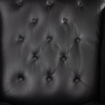 Hjort Knudsen, fåtölj och fotpall, Danmark.