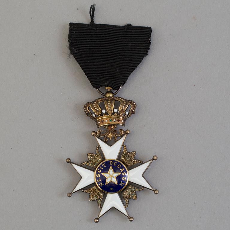 Order of the North Star, Sweden, bronze and enamel.