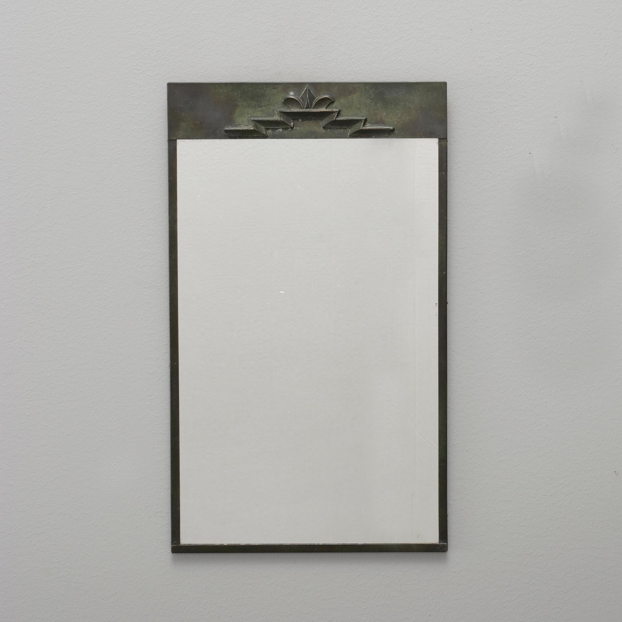 SPEGEL, art deco, brons, 1930-tal.