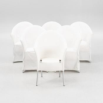 Philippe Starck, stolar, 6 st, "Lord Yo", Driade, omkring år 2000.