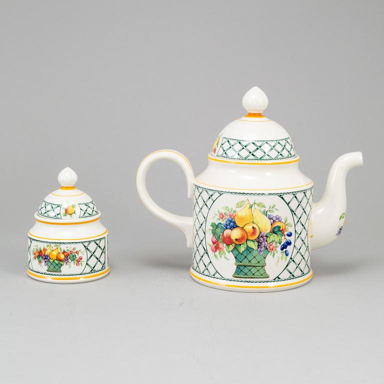 A Villeroy & Boch "Basket" part coffee and tea service (36 pieces).