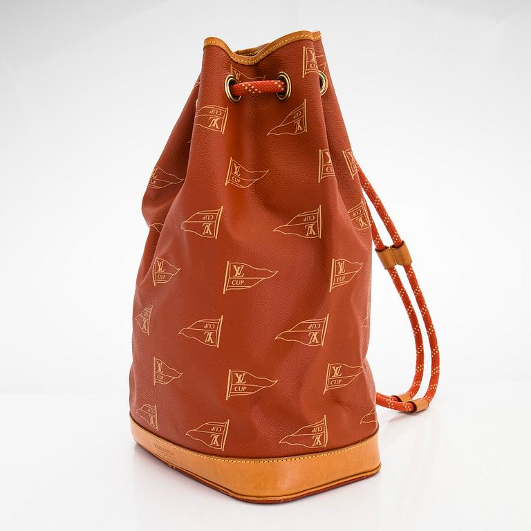 Louis Vuitton, a "1995 LV Cup St. Tropez Drawstring Backpack" bag.