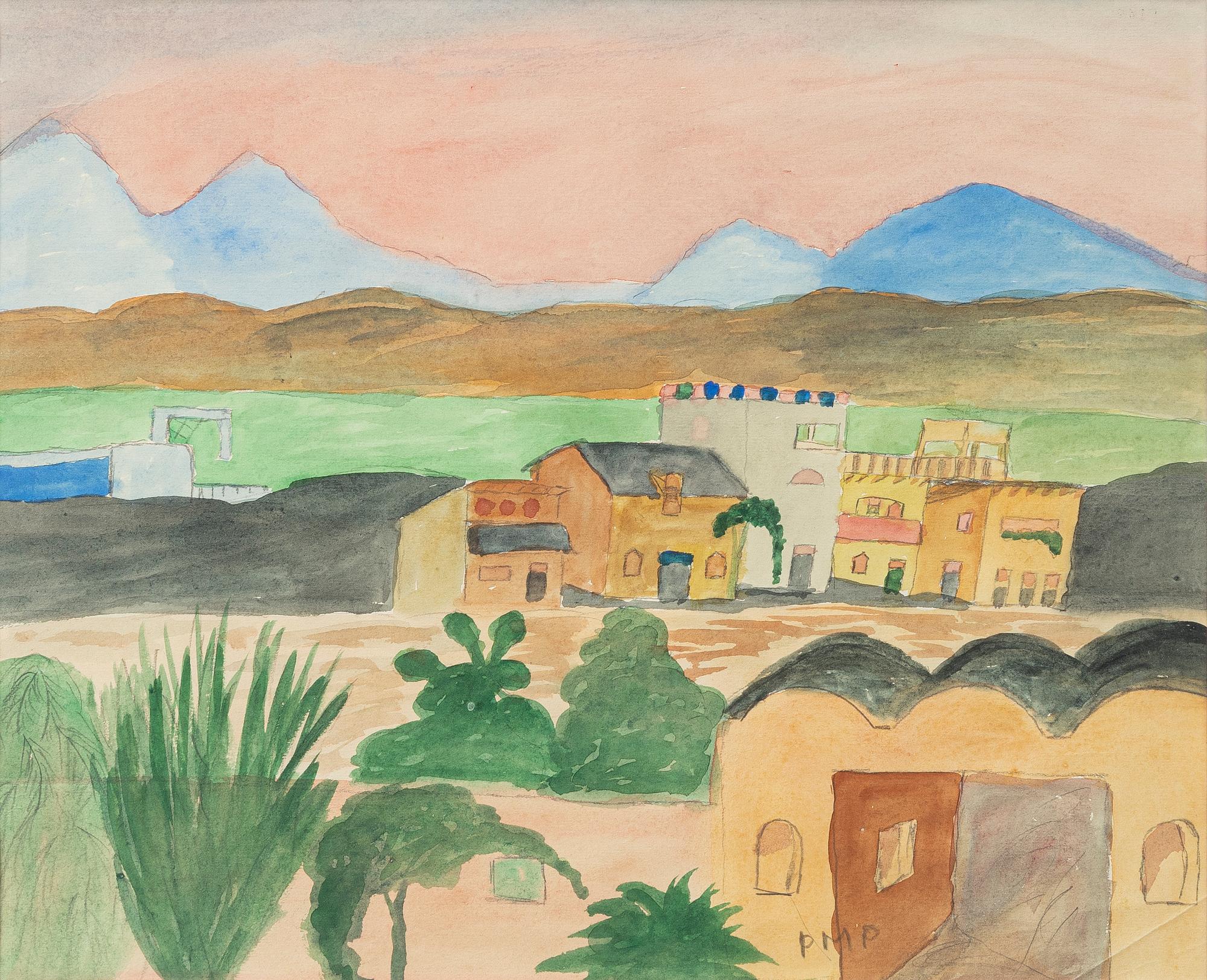 Primus Mortimer Pettersson, Southern landscape.