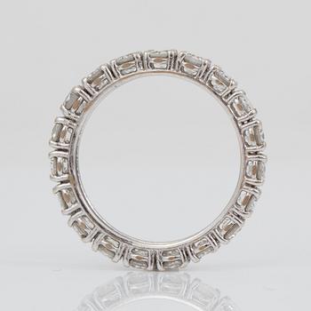 RING, helallians, briljantslipade diamanter, totalt ca 3.45 ct.