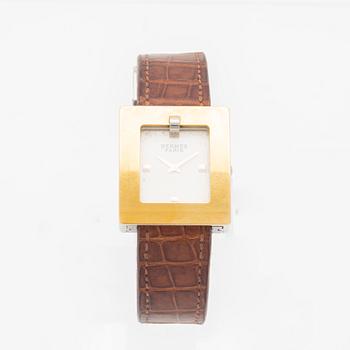 Hermès "Belt" wristwatch, 26 x 29 mm.