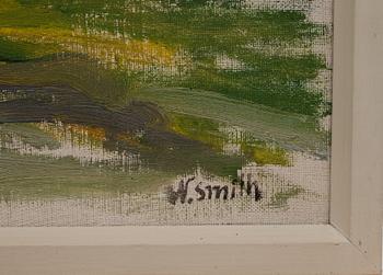 WILHELM SMITH, olja på duk. Signerad.