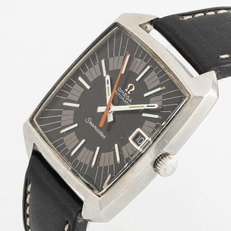 Omega, Seamaster "Compressor", armbandsur, 33.5 x 33.5 mm.