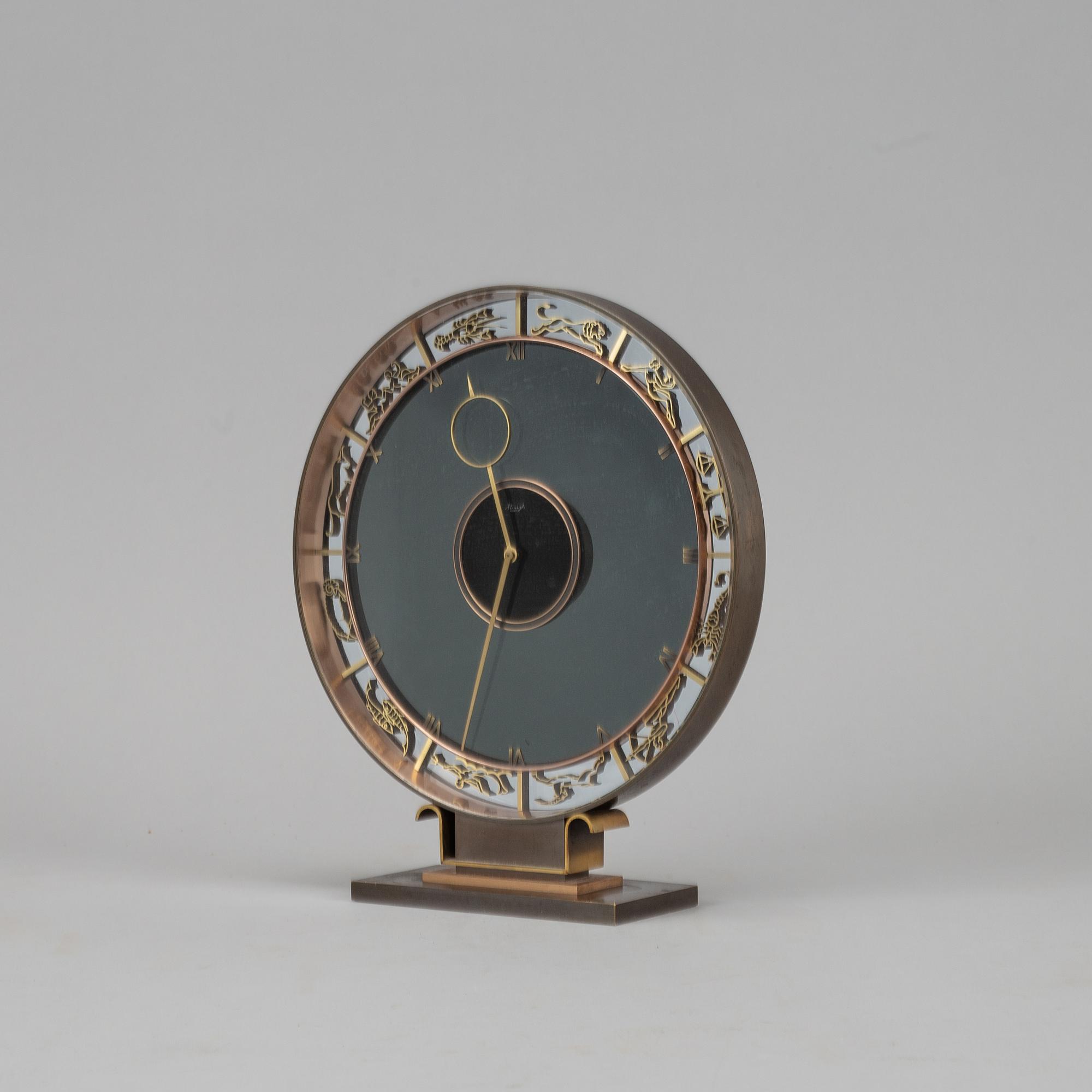 A mid 20th century table clock.