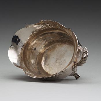 ANDERS CASTMAN dy, Eksjö 1779, konfektskål, silver, rokoko.