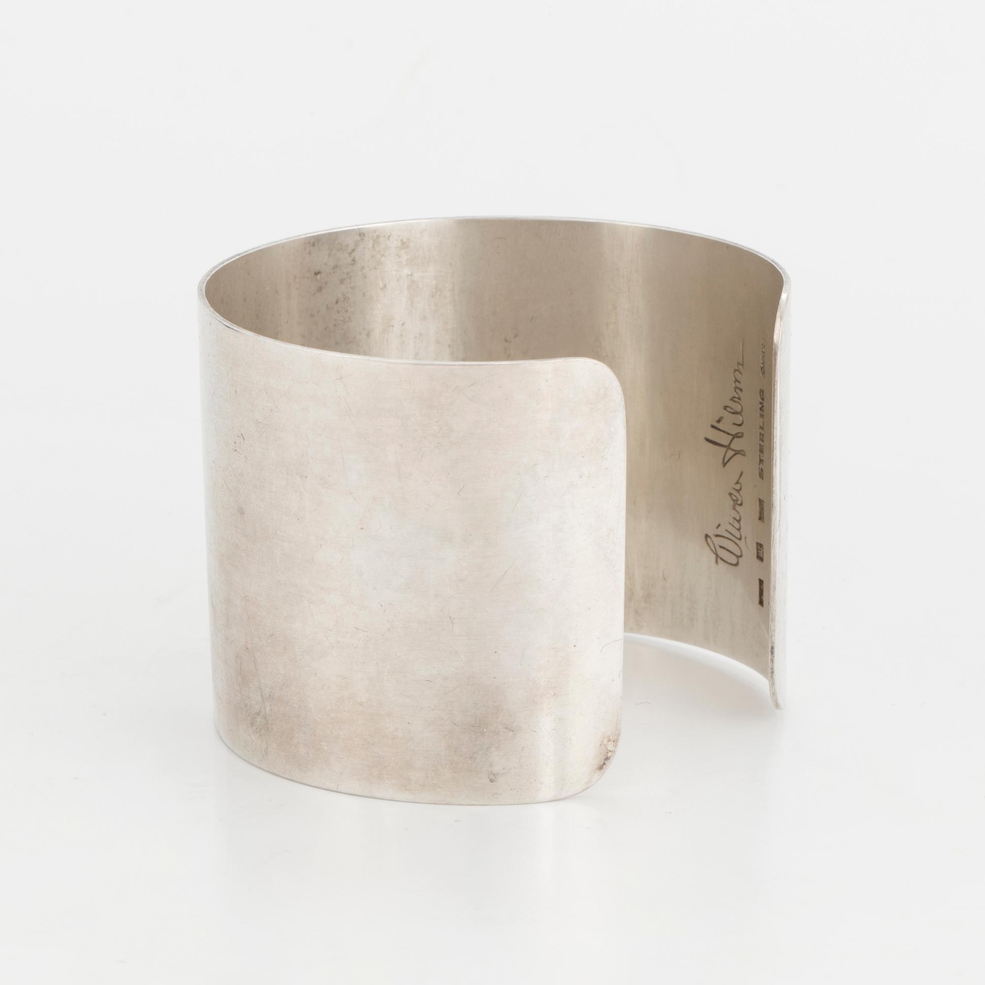 WIWEN NILSSON, armring, sterlingsilver, Lund, 1958.