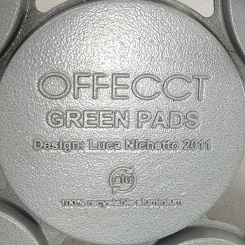 Luca Nichetto, bord/blomsterbord "Green Pads" Italien samtida.