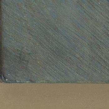 David Tindle, tempera on board, signed.