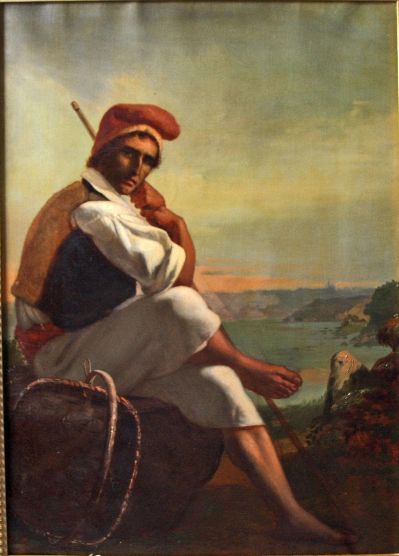 FRANSISCO JOSÉ DE REZENDE, olja på duk, sign a tergo o dat 1866.