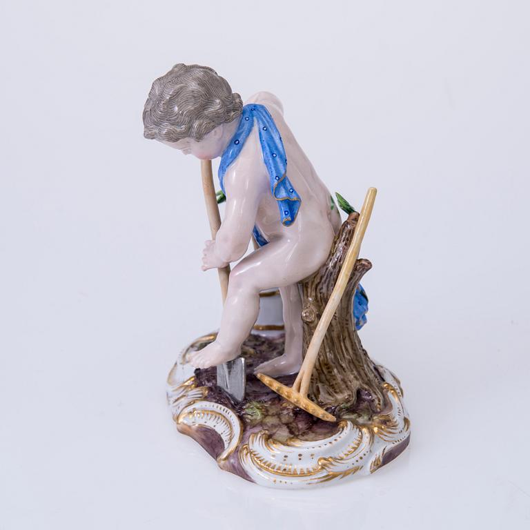 FIGURIN, porslin, Meissen, Tyskland, 1800-tal.