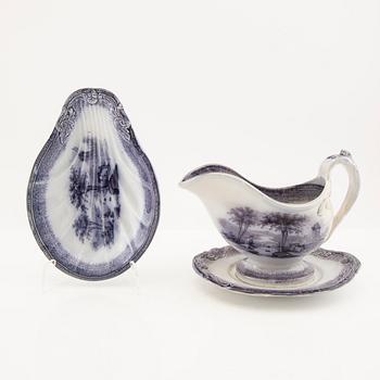 Servis 89 dlr earthenware "Lorraine" S&Co around 1900.