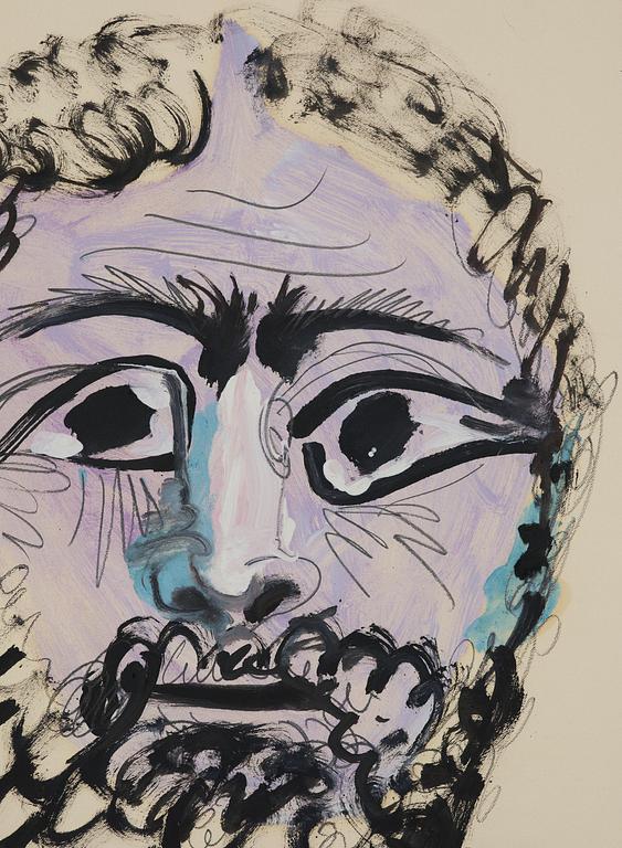 Pablo Picasso, "Buste d'homme".