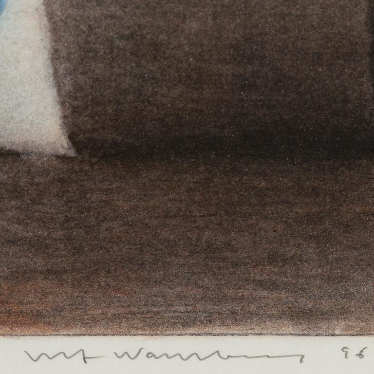 ULF WAHLBERG, lithograph in colours, 1996, signed 78/290.